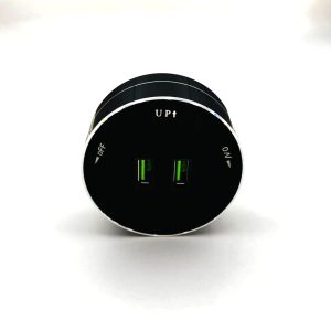 Трековая розетка USB черная Трековые розетки в Алматы