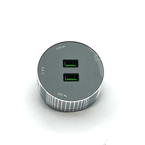 Трековая розетка USB графитовая Трековые розетки в Алматы